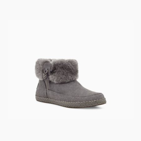 UGG Elowen Deep Grey Boots for Women (GRHD95018)